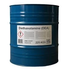 Aukšto{0}}grynumo DEA (dietanolaminas) – aukščiausios kokybės perdirbimo gamykloms ir paviršinio aktyvumo medžiagoms